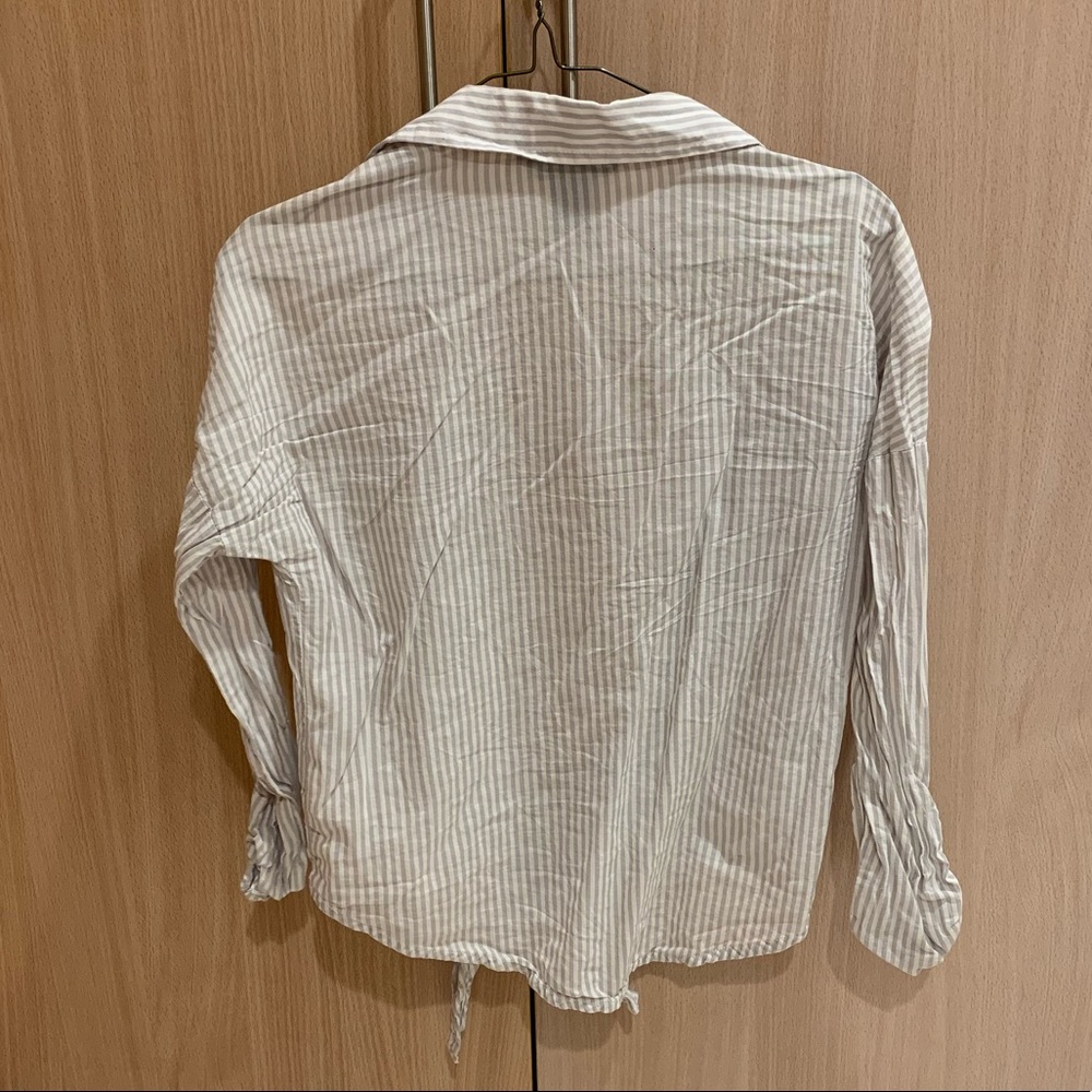 STRIPPED BLOUSE - Picture 2 of 4